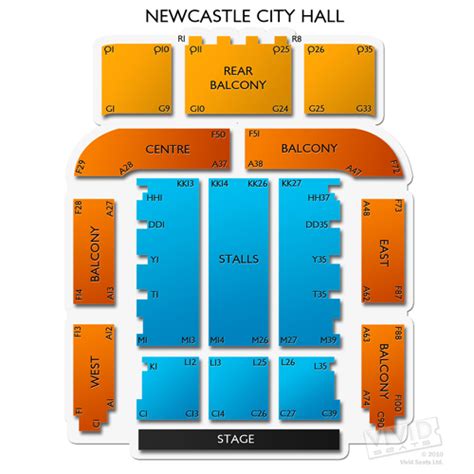 newcastle city hall seating plan